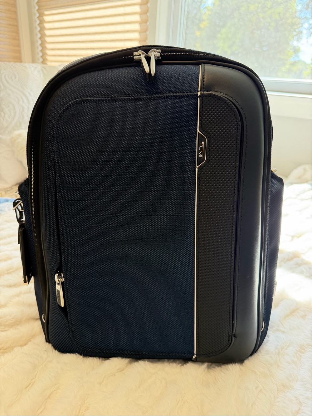 Men’s Tumi Larson Backpack with Silver Trim